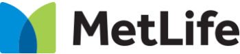 MetLife logo featuring overlapping blue and green shapes next to the black “MetLife” wordmark on a white background.
