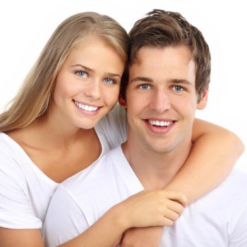 portrait of a cheerful couple